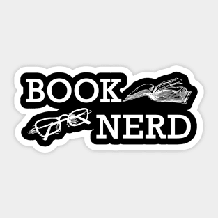 Book Nerd Sticker